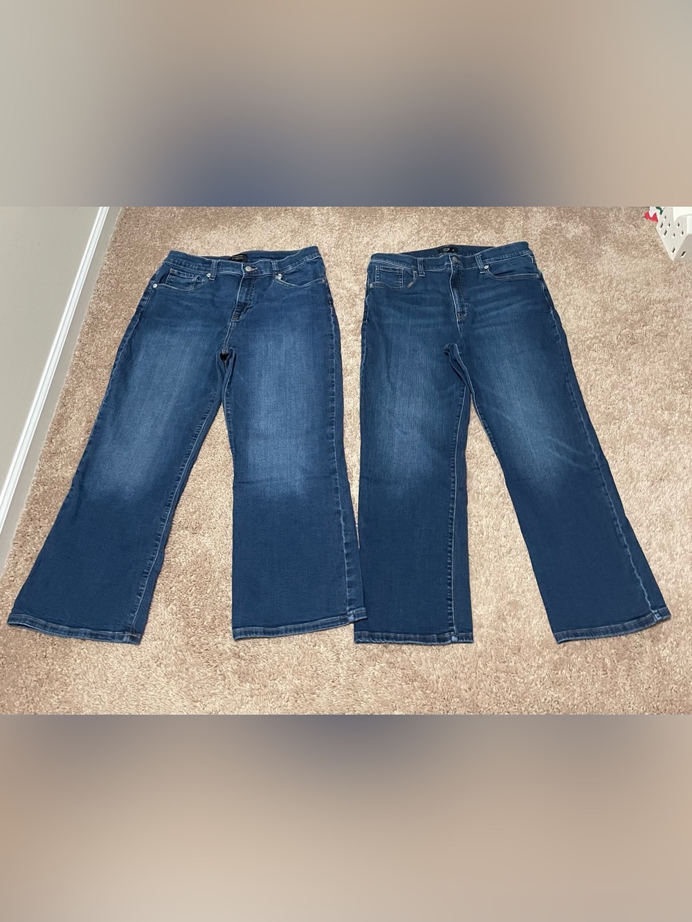 Banana Republic Women's High Rise Cropped Bootcut Jeans - Bundle 2 x $25